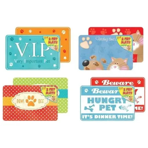 PETS AT PLAY Food Bowl Mats