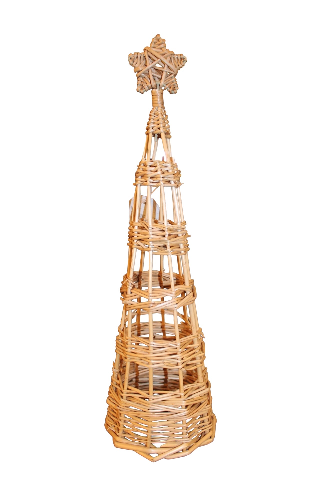 Christmas Natural Rattan Tree - Large