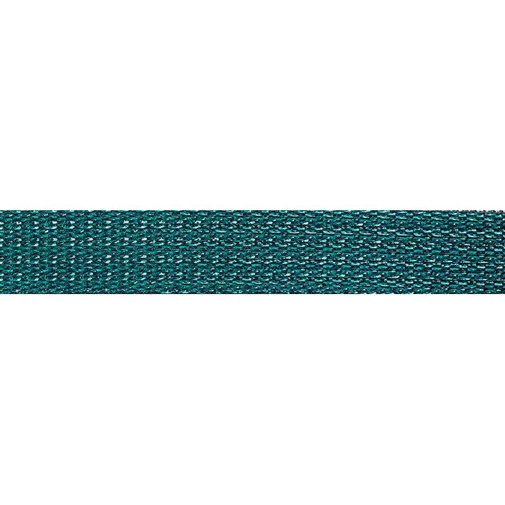 Ribbon: Textured Metallic 10mm: Emerald - Per Metre