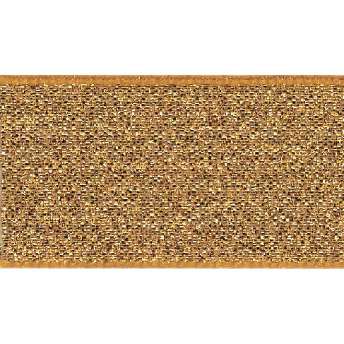 Ribbon: Lamé: 25mm: Dark Gold - Price per Meter
