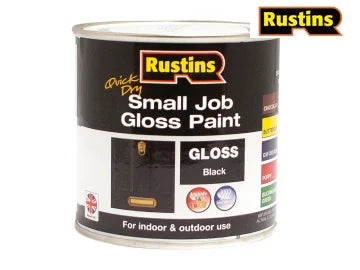 Quick Dry Small Job Gloss Paint Black 250ml