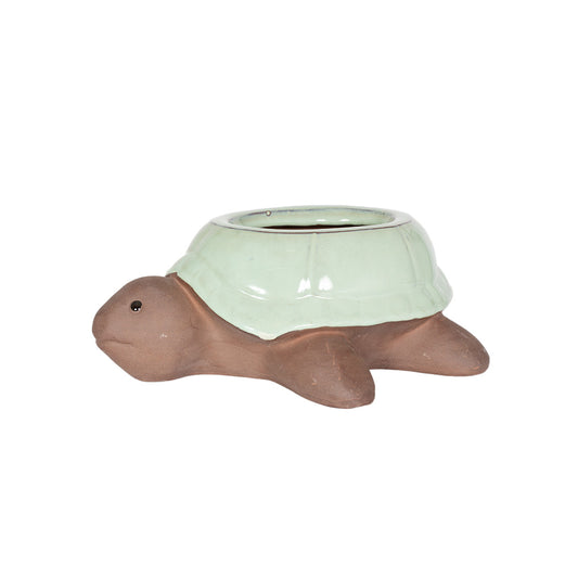 Glazed Tortiose Planter