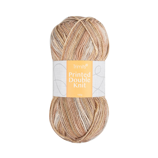 Knitting Yarn: Print: Double Knitting: 100g: Harvest