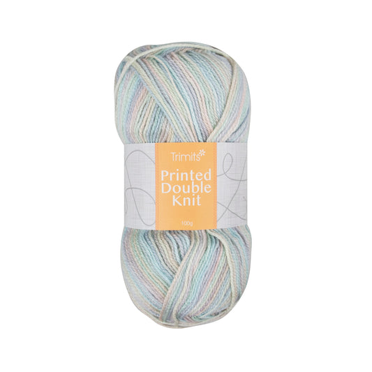 Knitting Yarn: Print: Double Knitting: 100g: Pastel