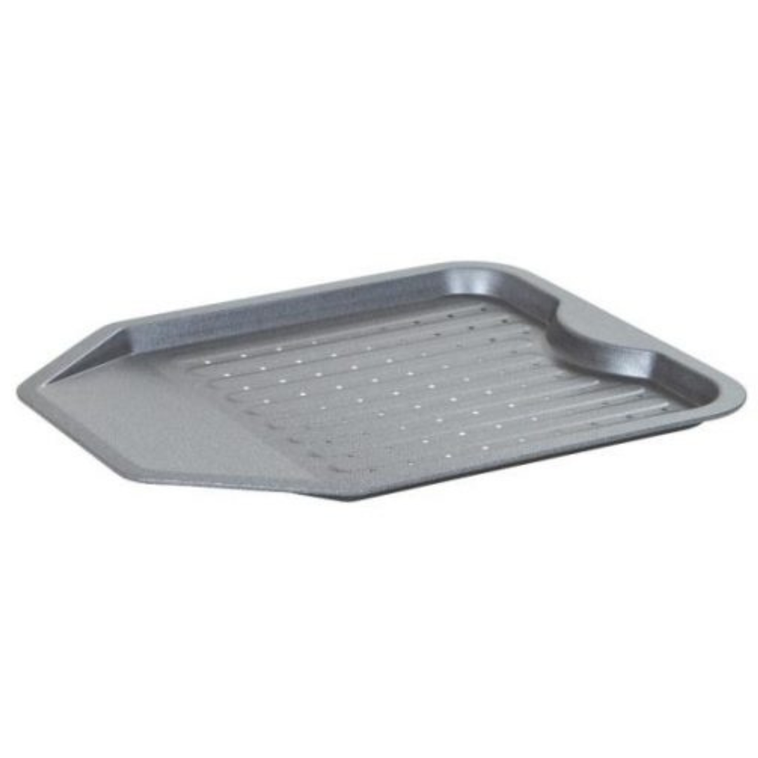 Baker & Salt Chip Tray with Holes Pewter