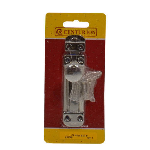 Flat Sliding Bolt Chrome Plate