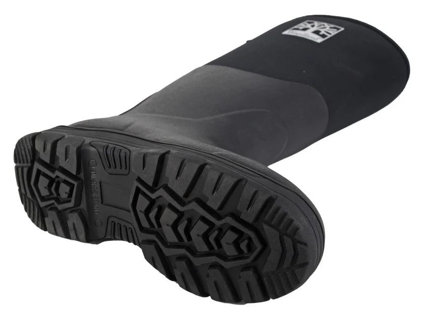 Woodland Black Rubber/Neoprene Equestrian Boots