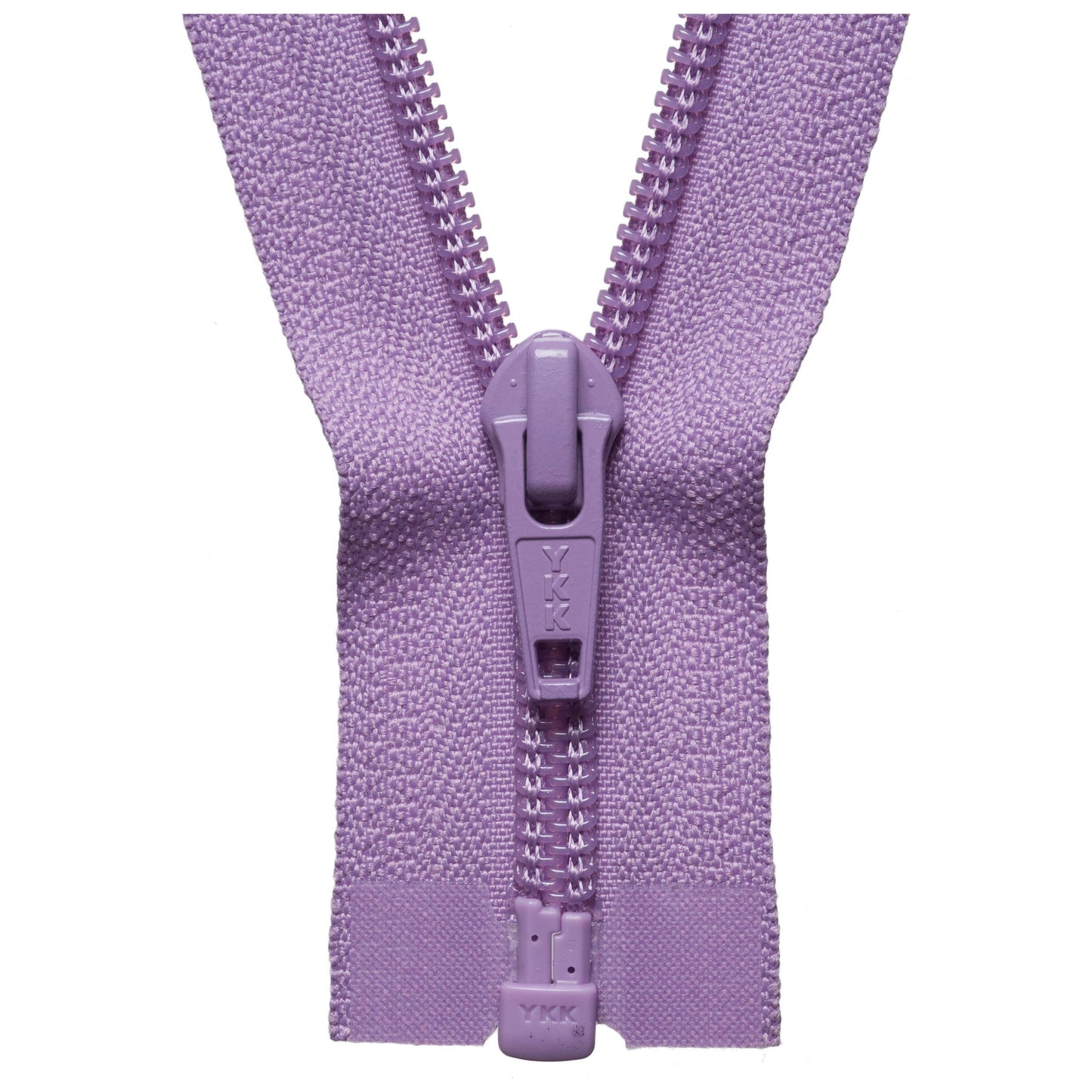 Nylon Open End Zip: 81cm: Light Orchid