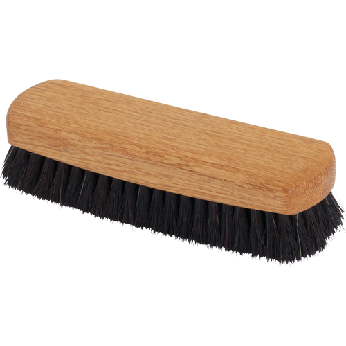 Shoe Shine Brush Dark Horsehair