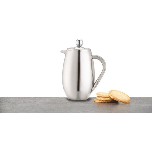 La Cafetière Double Walled Cafetiere, 3-Cup, Stainless Steel