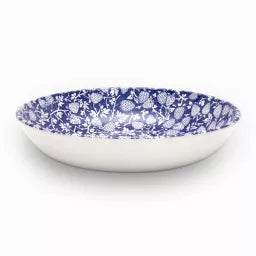 Eton Collection Pasta/Serving Bowl - Blue Strawberry Pattern