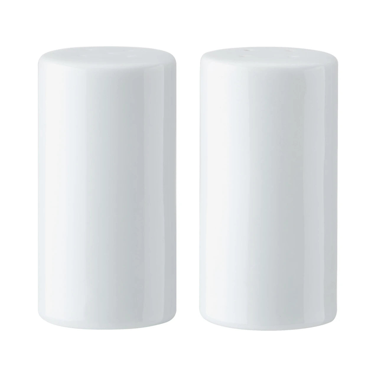 Mikasa Chalk Porcelain Salt and Pepper Shakers, 8cm, White