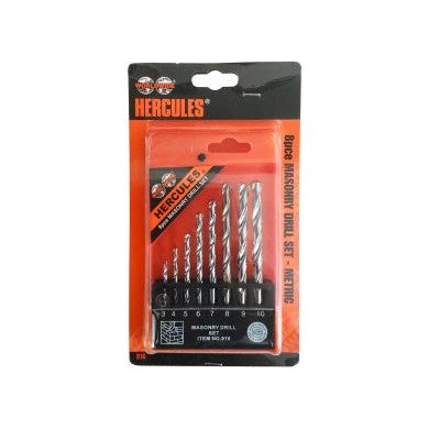 8 Pce Masonry Drill Set