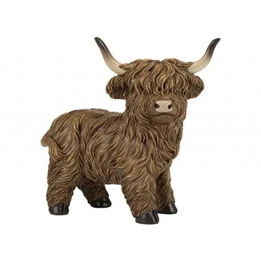 5.3" Resin Highland Cow