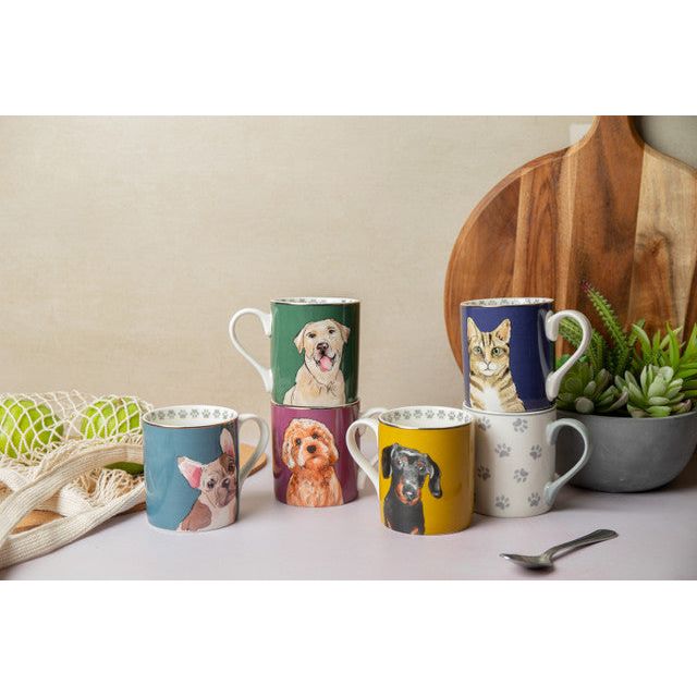 Mikasa Cockapoo Straight-Sided Porcelain Mug, 280ml