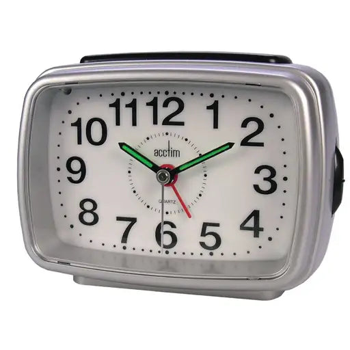 Titan 2 Alarm Clock Silver