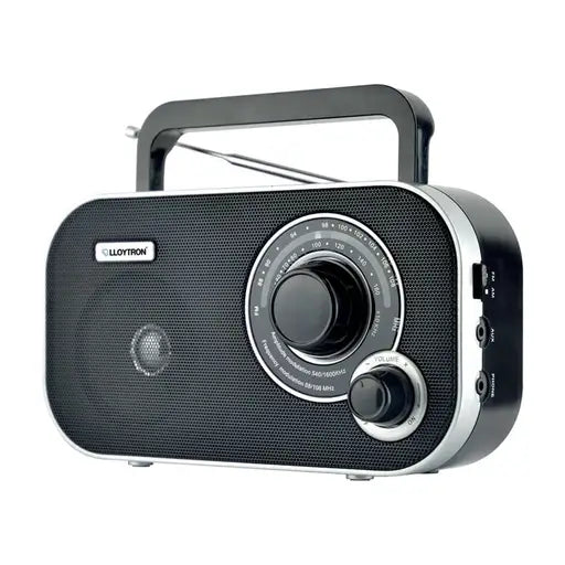 Lloytron 2 Band 'Calypso' AC/DC Portable Radio - Black