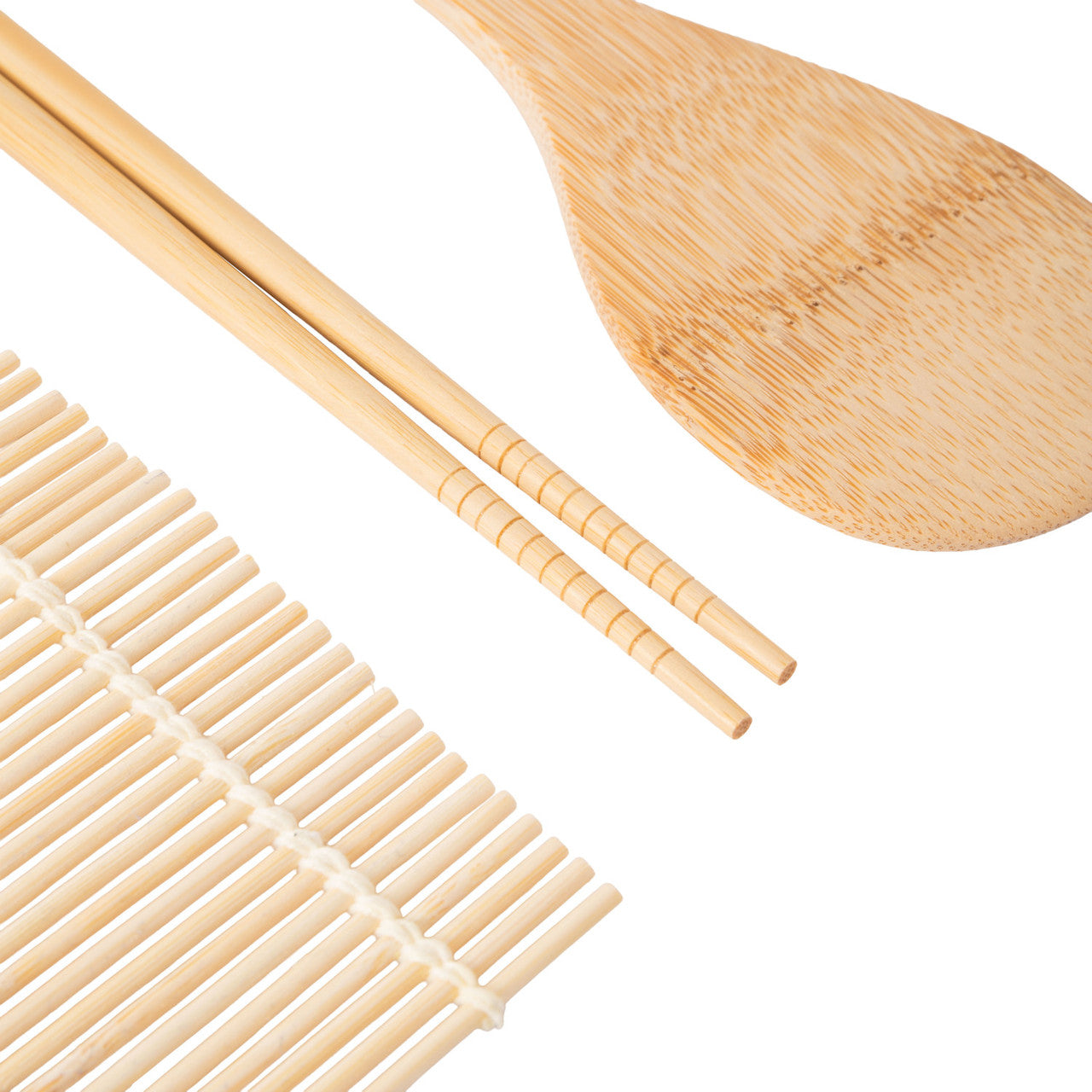 KitchenCraft World of Flavours 4pc Sushi Making Set, Bamboo