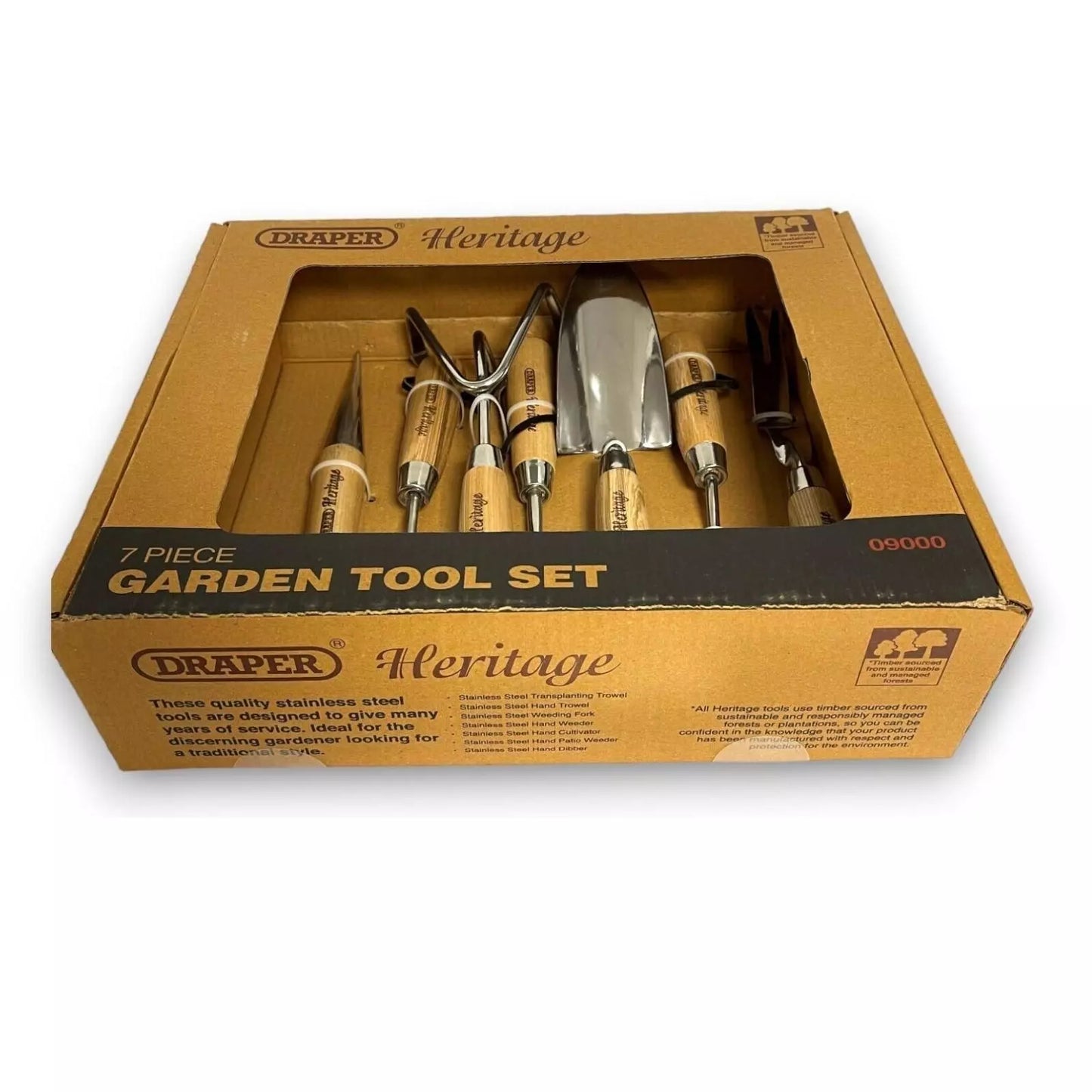 Heritage 7 Pce Garden Tool Set