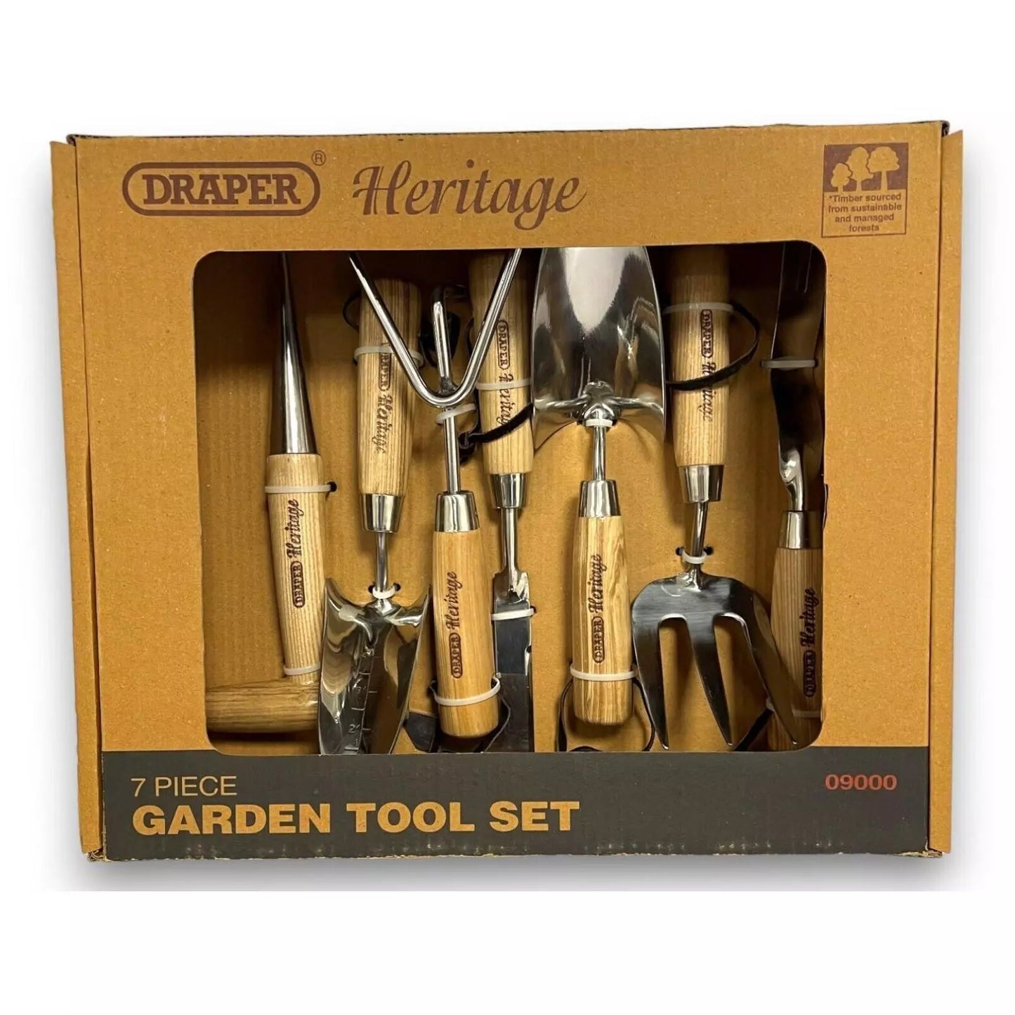Heritage 7 Pce Garden Tool Set