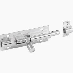 Barrel Bolt H/D Straight 100mm Chrome PK1