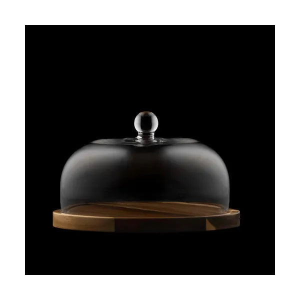 Selected Cheese/Cake Dome Wooden Board 26cm