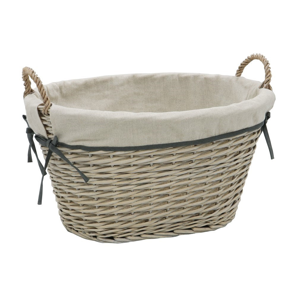 Arianna Oval Willow Storage Basket