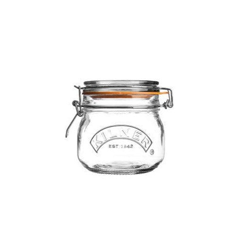 Clip Top Round Jar 0.5 Litre