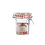 Facetted Clip Top Jar