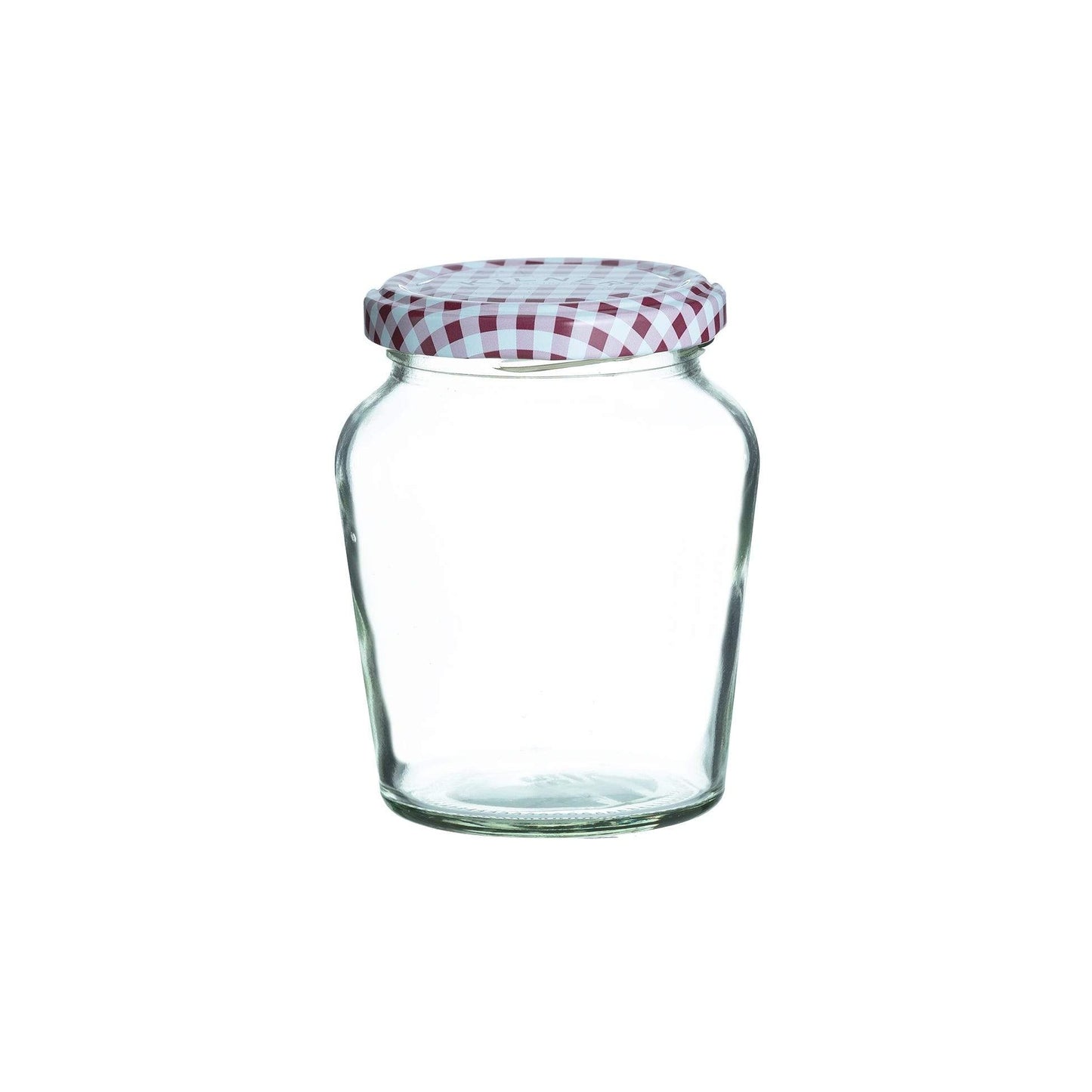 Red Round Twist Top Jar 260ml