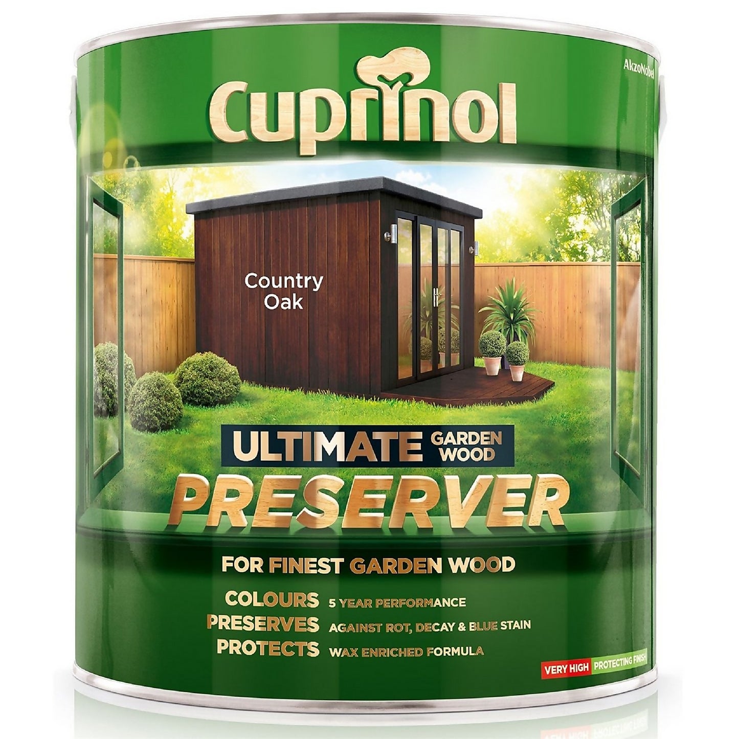 Garden Wood Preserver Spruce Green
