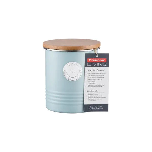 Living Tea Canister Blue 1 Litre