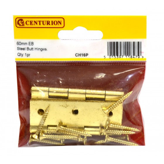 63mm EB Steel Butt Hinge (1 pair)