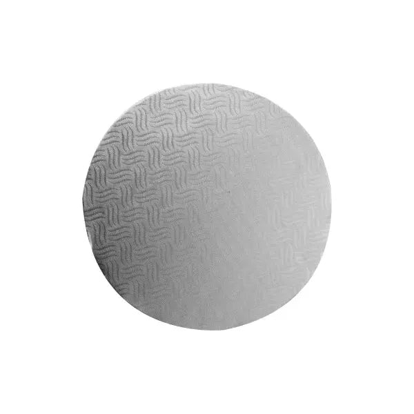14" (35cm) X 12mm Round Silver Cake Drum