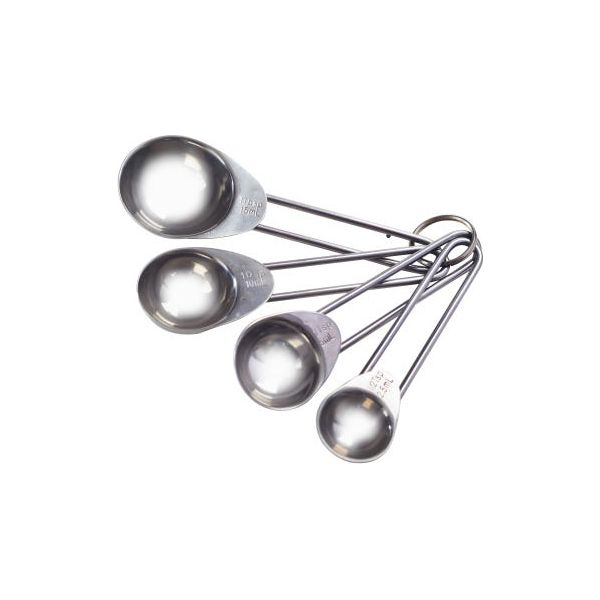 Set Of 4 Stainless Steel Measuring Spoons