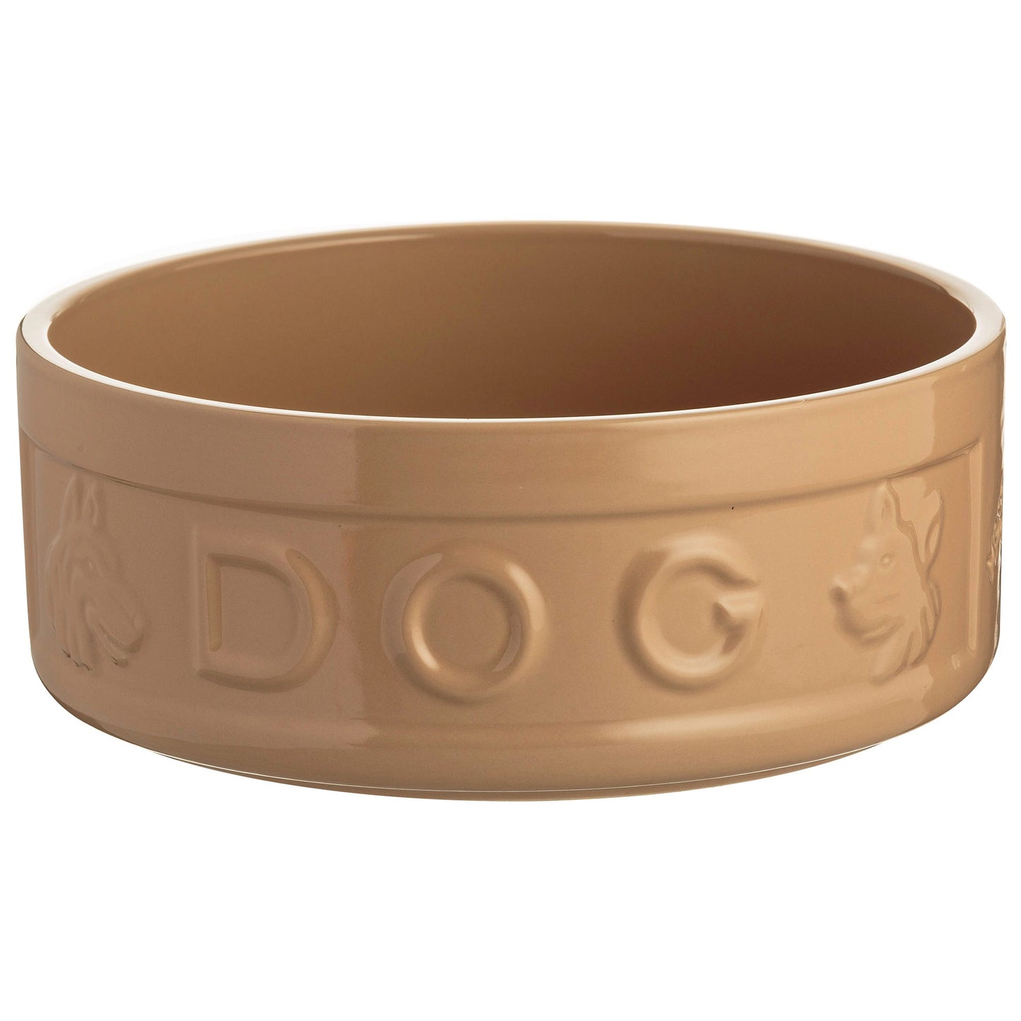 Cane Lettered Dog Bowl 25cm