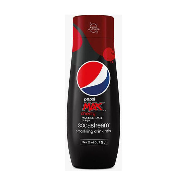 SodaStream Pepsi MAX Cherry Sparkling Drink Mix, 440ml