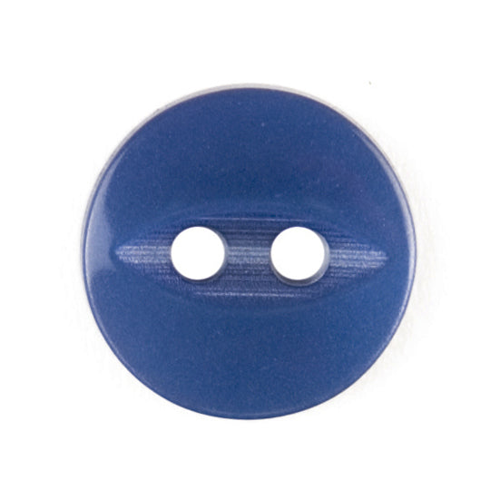 Royal Blue Fish Eye Button 11mm