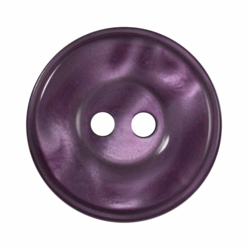 Rimmed Purple 2 Hole Button
