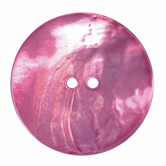 Pink Mother Of Pearl Look Button 34mm
