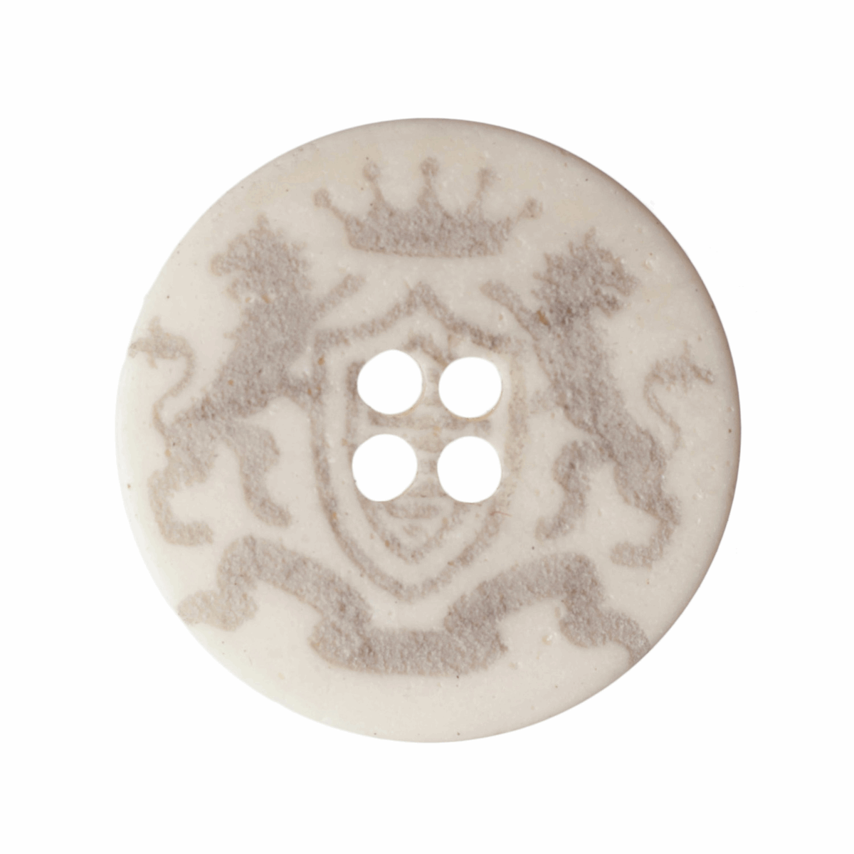 Coat of Arms Button 4 Hole 18mm