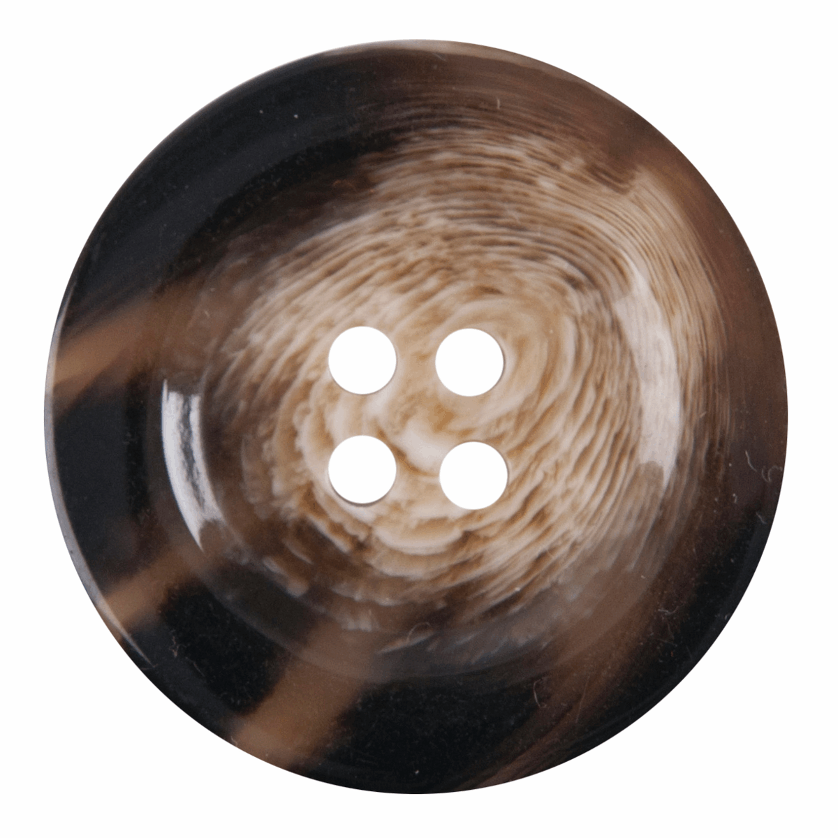 Tortoise Shell 4 Hole Button 32.5mm