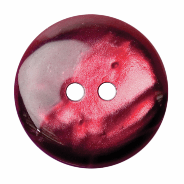 Maroon 19mm Button