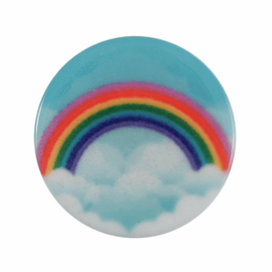 15mm Rainbow Button