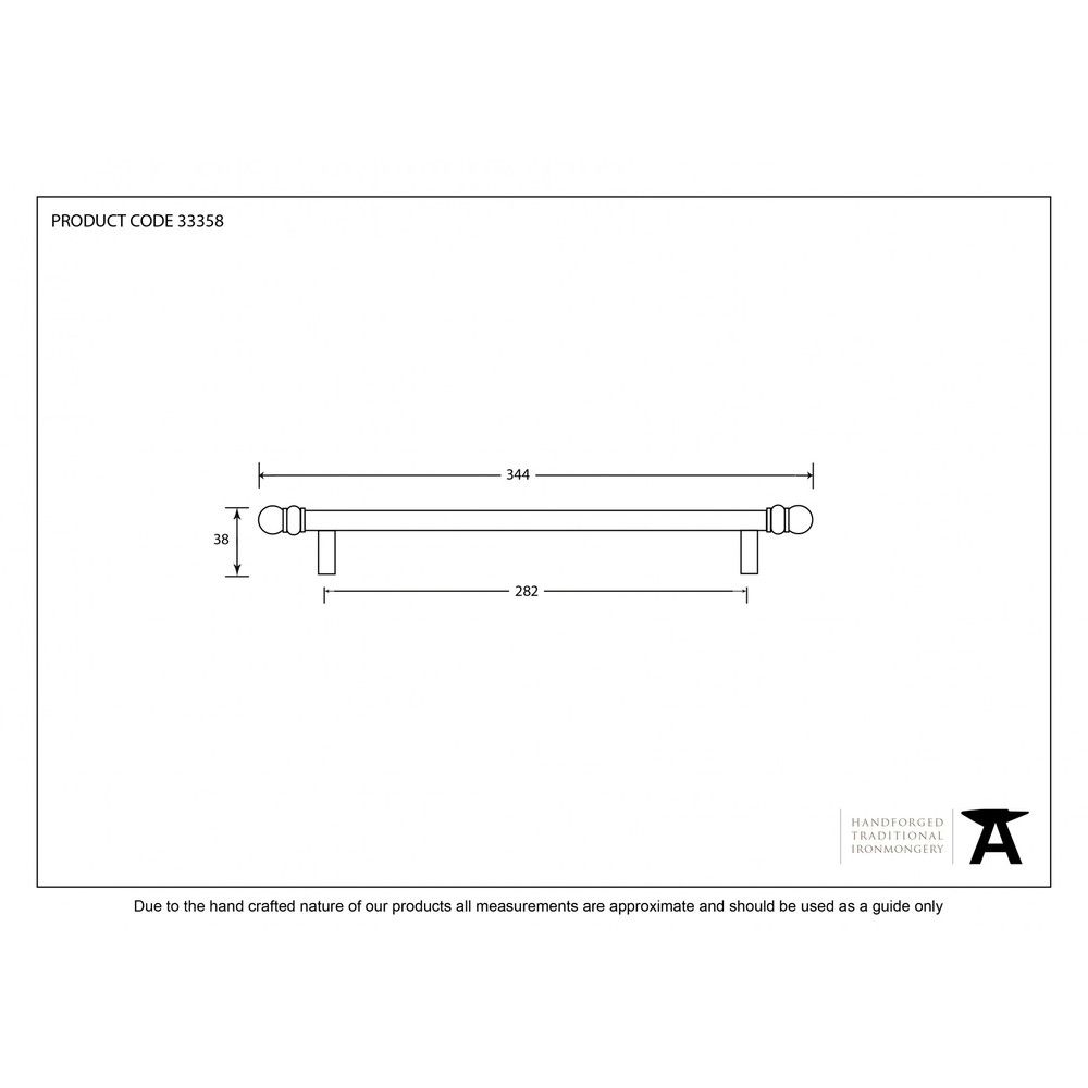 Black 156mm Bar Pull Handle