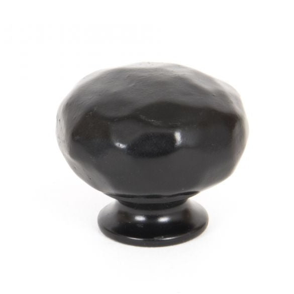 Black Hammered Knob