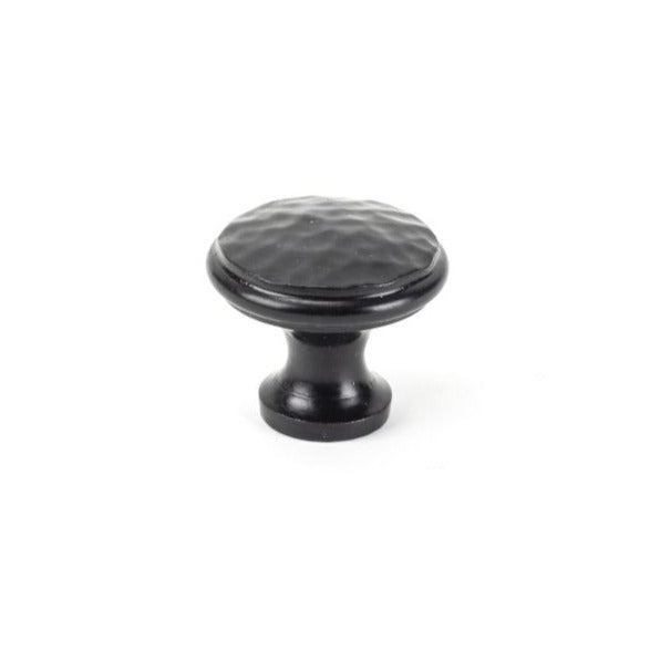 Black Beaten Cupboard Knob