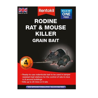 Rodine Rat & Mouse Killer Grain Bait