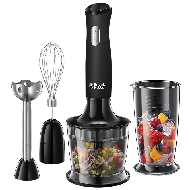 Russell Hobbs Desire 500w 3 in 1 Hand Blender Black