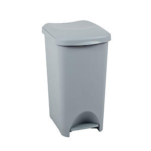 40Ltr Pedal Bin Grey